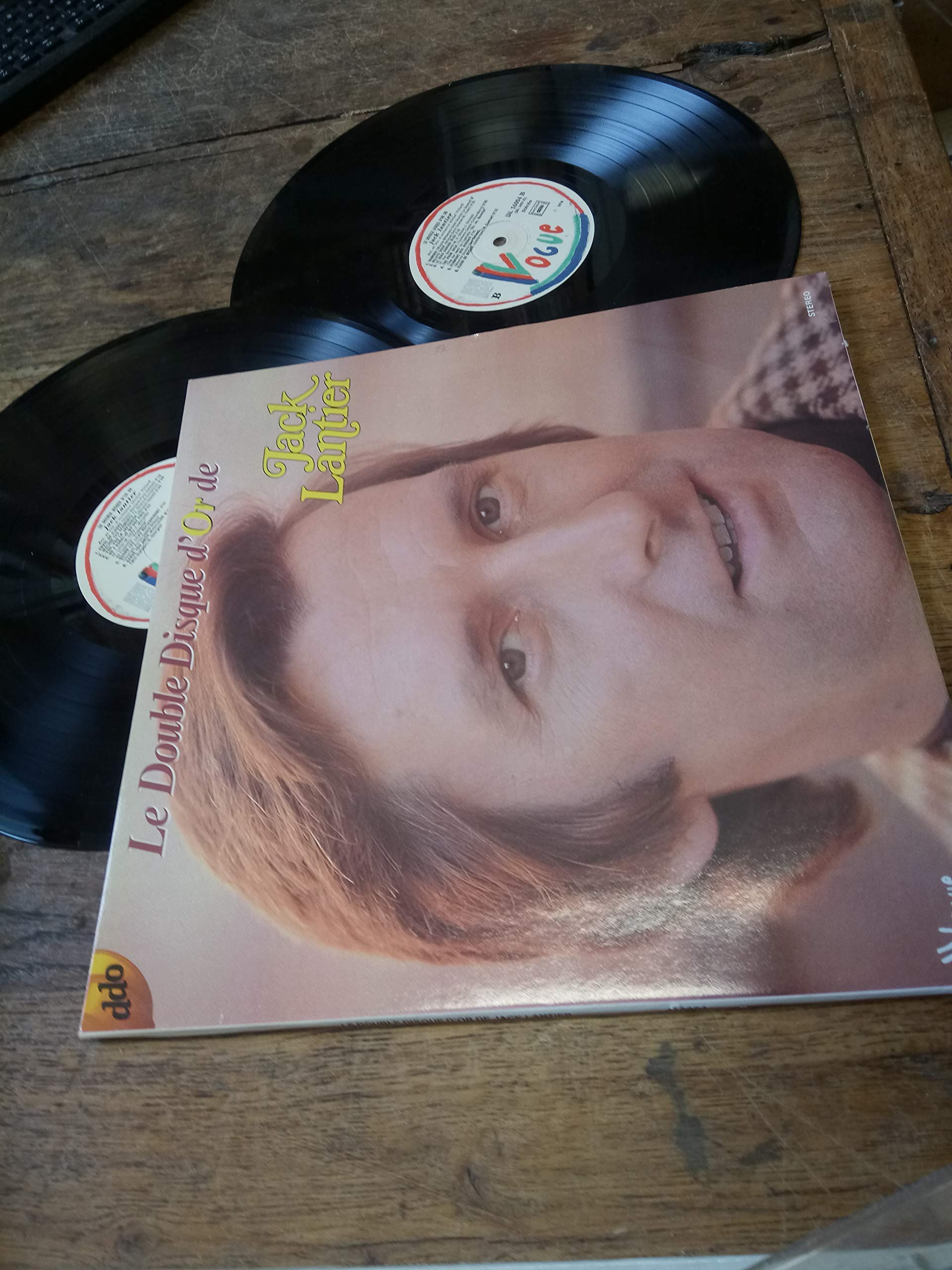Le double disque d'or de Jack Lantier - 2 disques vinyle 33 tours