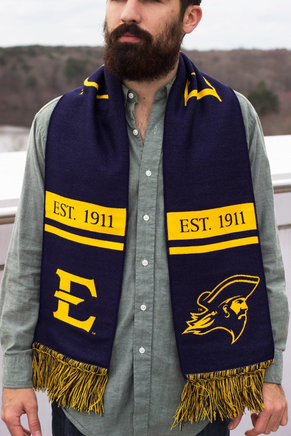 Tradition Scarves ETSU Scarf - East Tennessee State Buccaneers Classic Woven