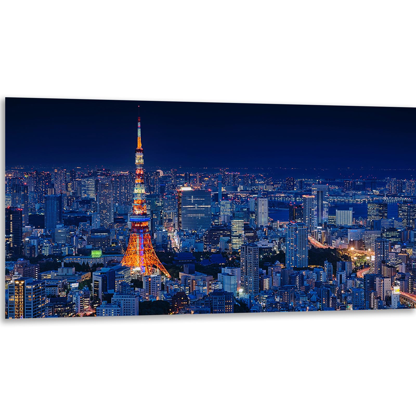 Instarry 5D Diamond Painting Vista Notturna Della Città Decorazione per Casa e Pareti 120x60 cm