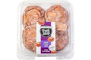 Our Specialty Treat Shop: Glazed Apple Fritter Doughnuts - 4 Count