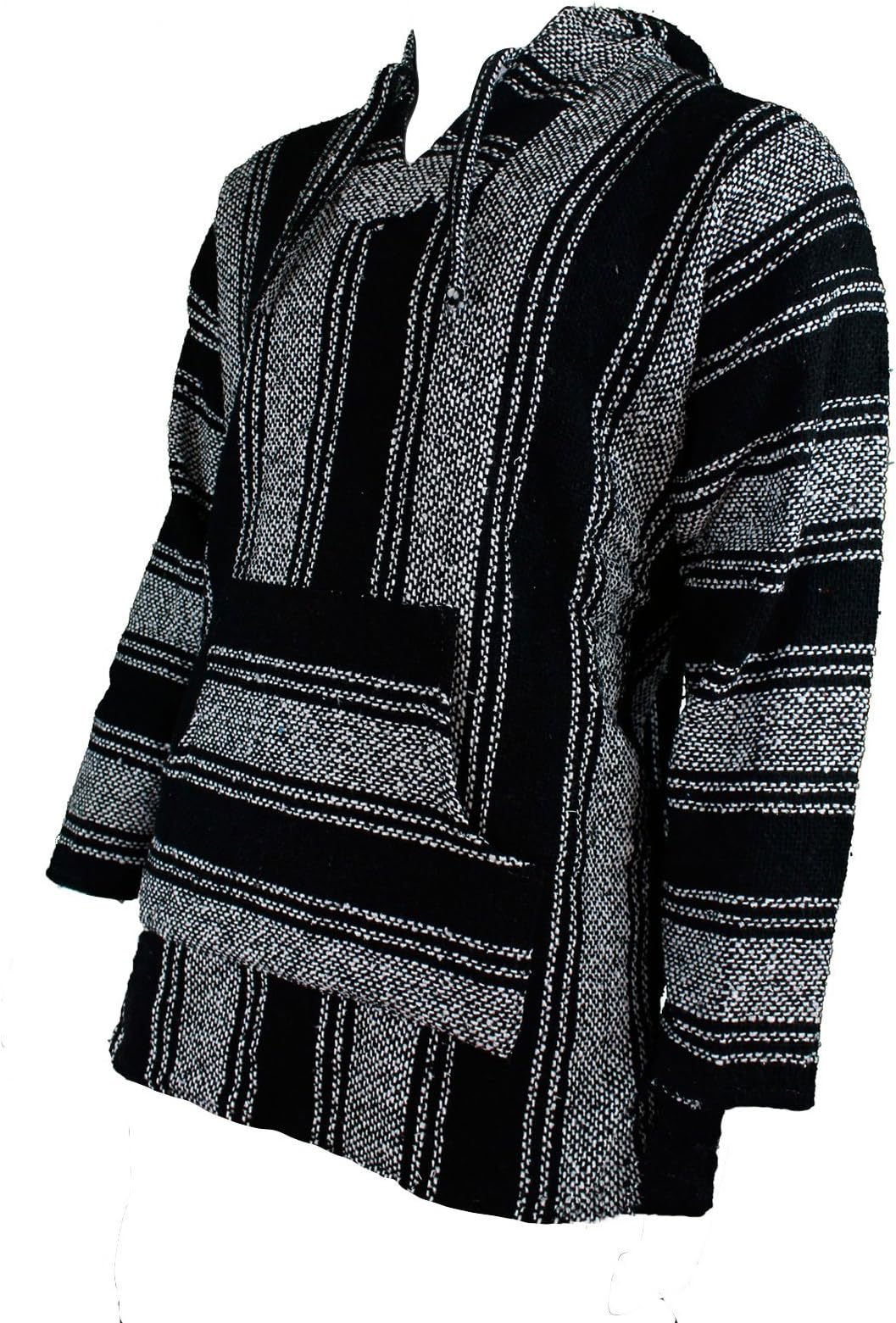 Extra Long! Hoodie Jumper Mexican Baja Jerga Hoody Hippie Festival SURF Skate TOP