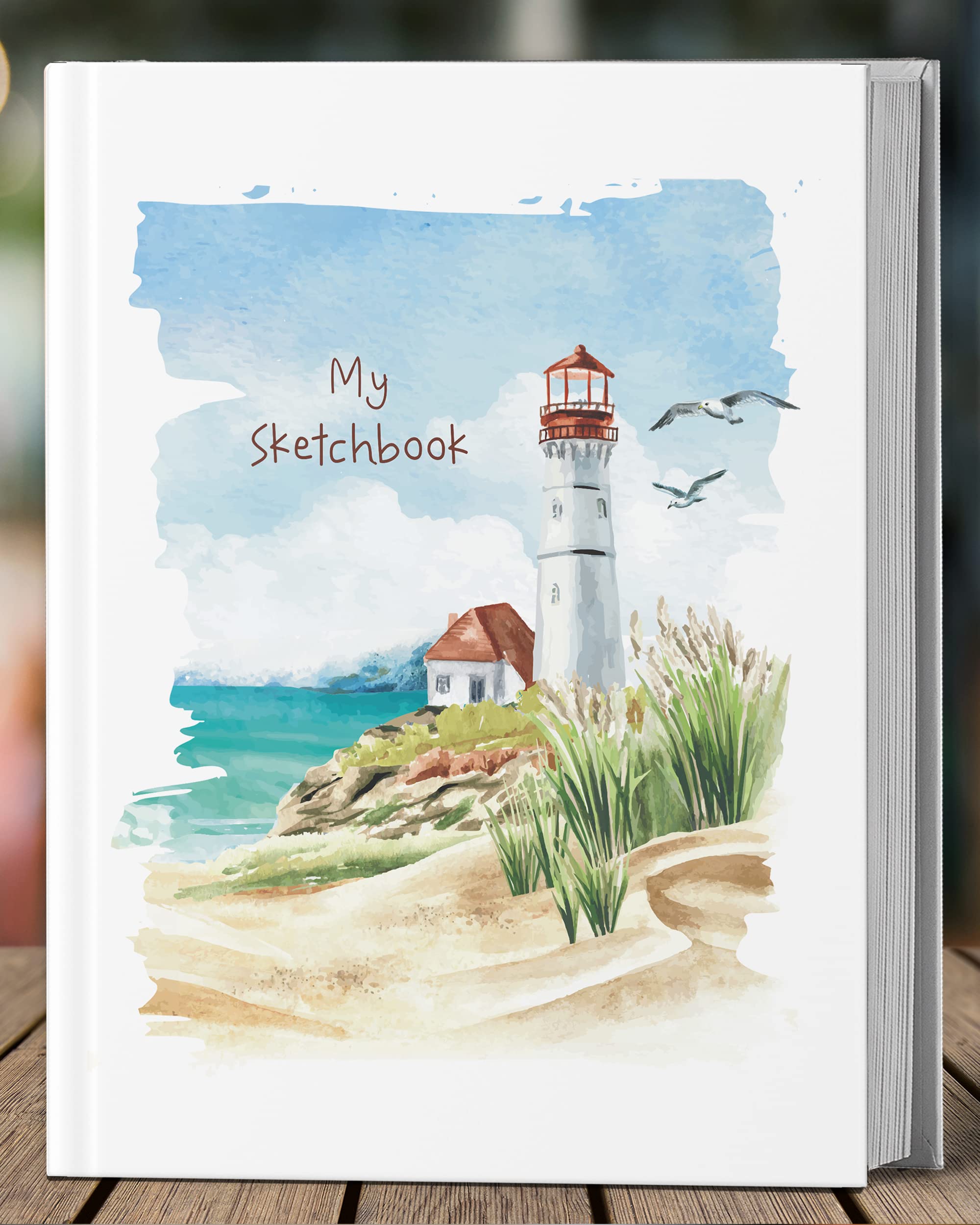 Zaslan A5 Sketch Book for Artist - 140 GSM (128 Pages / 64 Sheets) - Stitched Hard Case Bound Artist Drawing Book Notebook– Lighthouse (15.8cm x 21.8cm) (B0BYSV5TKX) Amazon Price History, Amazon Price Tracker