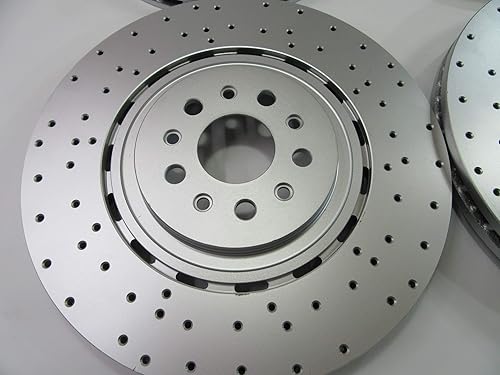 Miniatura 2 de Juego de rotores de freno delantero trasero 4 piezas para Maserati Quattroporte GTS PREMIUM QUALITY #277