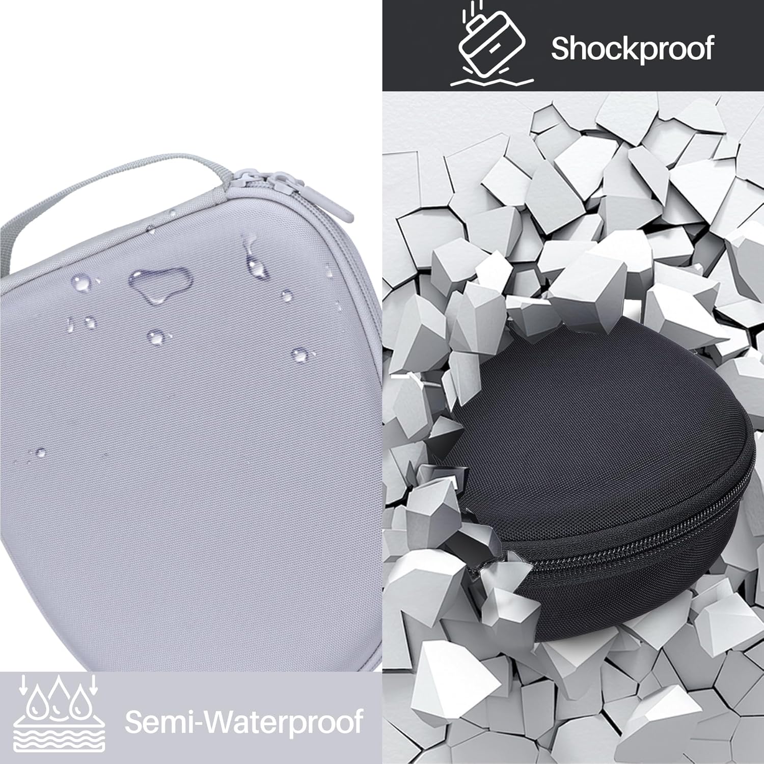 Hard Case Compatible with JBL Tune 710BT 720BT 510BT 660NC 700BT 570BT 760NC 750BTNC 660BTNC 560BT 520BT 670BT T770NC JBL Live 650BTNC 400BT 500BT 460NC Headphone (Black Case) | Compatible with, JBL Live, Black Case - Image 8