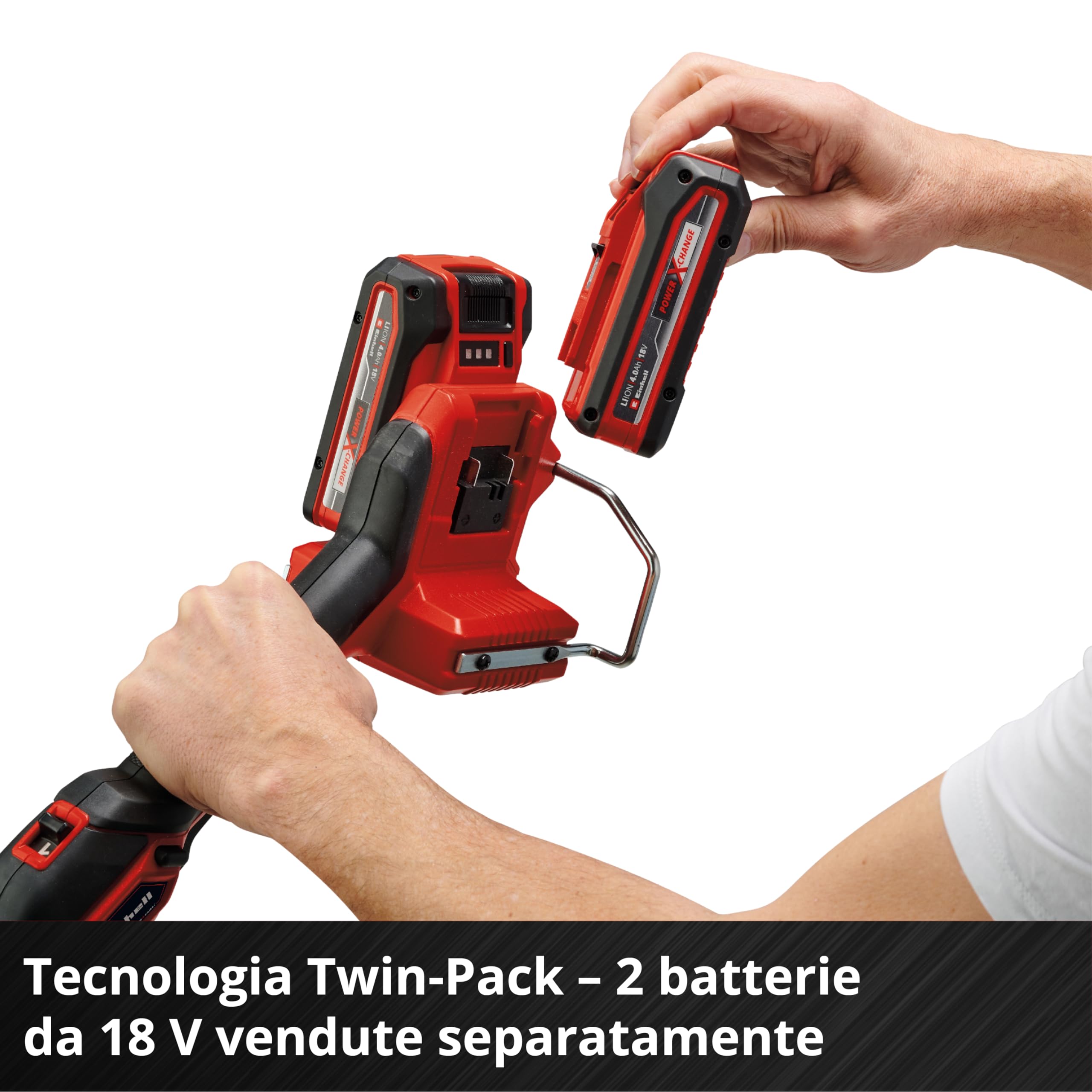 Einhell Professional, tosaerba a batteria GP-CT 36/35 Li BL-Solo Power X-Change (36 V, bobina di filo con testina automatica, Brushless, Flowerguard, senza batteria)