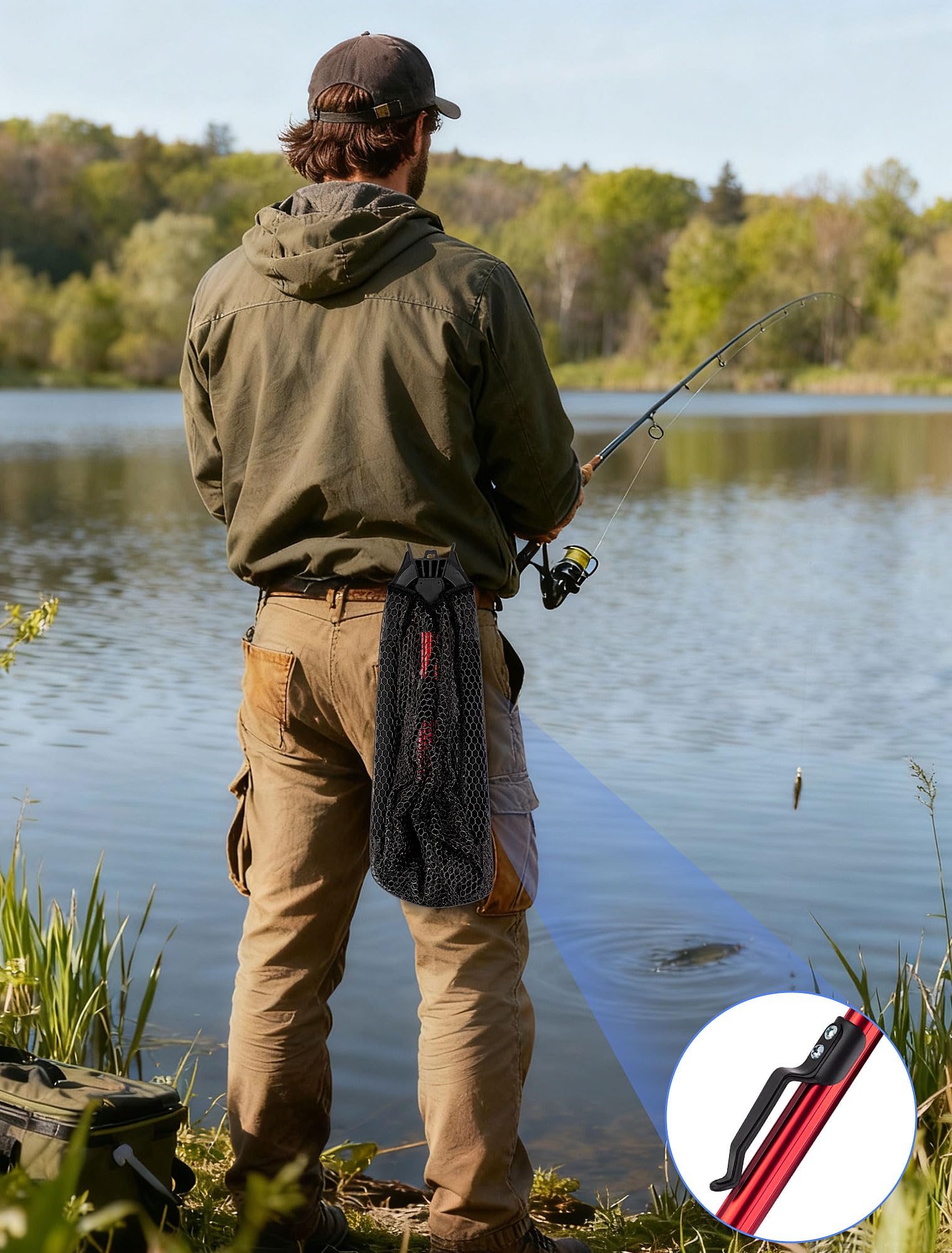 Floating Fishing Net - Tangle-Free & Portable -8 Floating Fishing Net - Tangle-Free & Portable -8
