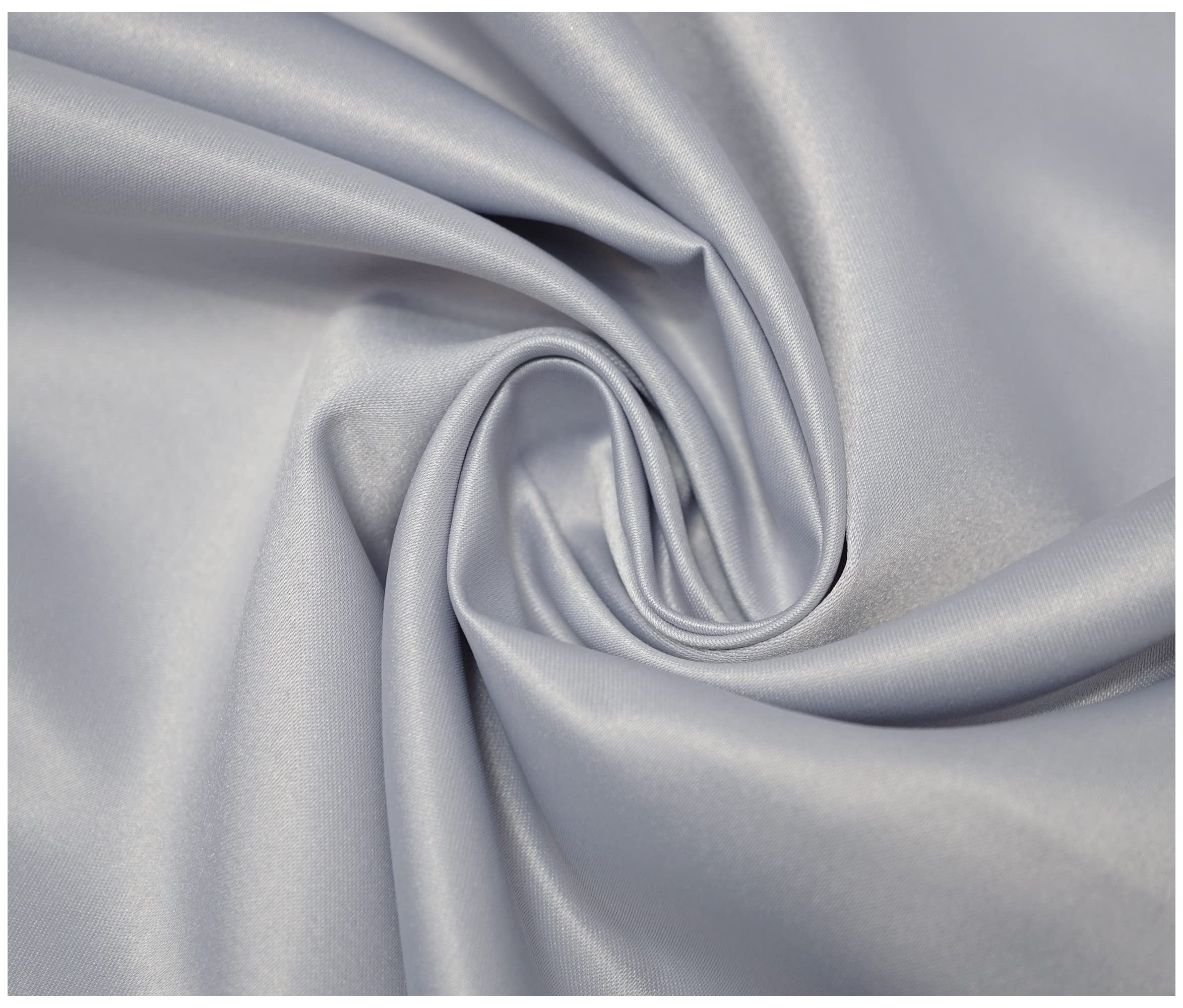 Matte Duchess Bridal Satin Polyester Fabric for Dressmaking Wedding Crafts Quilting Sewing 150cm Wide (10 Metre (1000 x 150cm), Eggshell) โ image 1