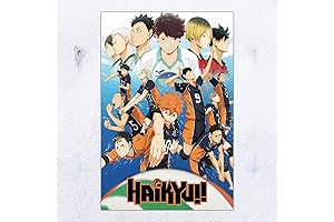 Elegant Haikyuu Anime Posters for Walls