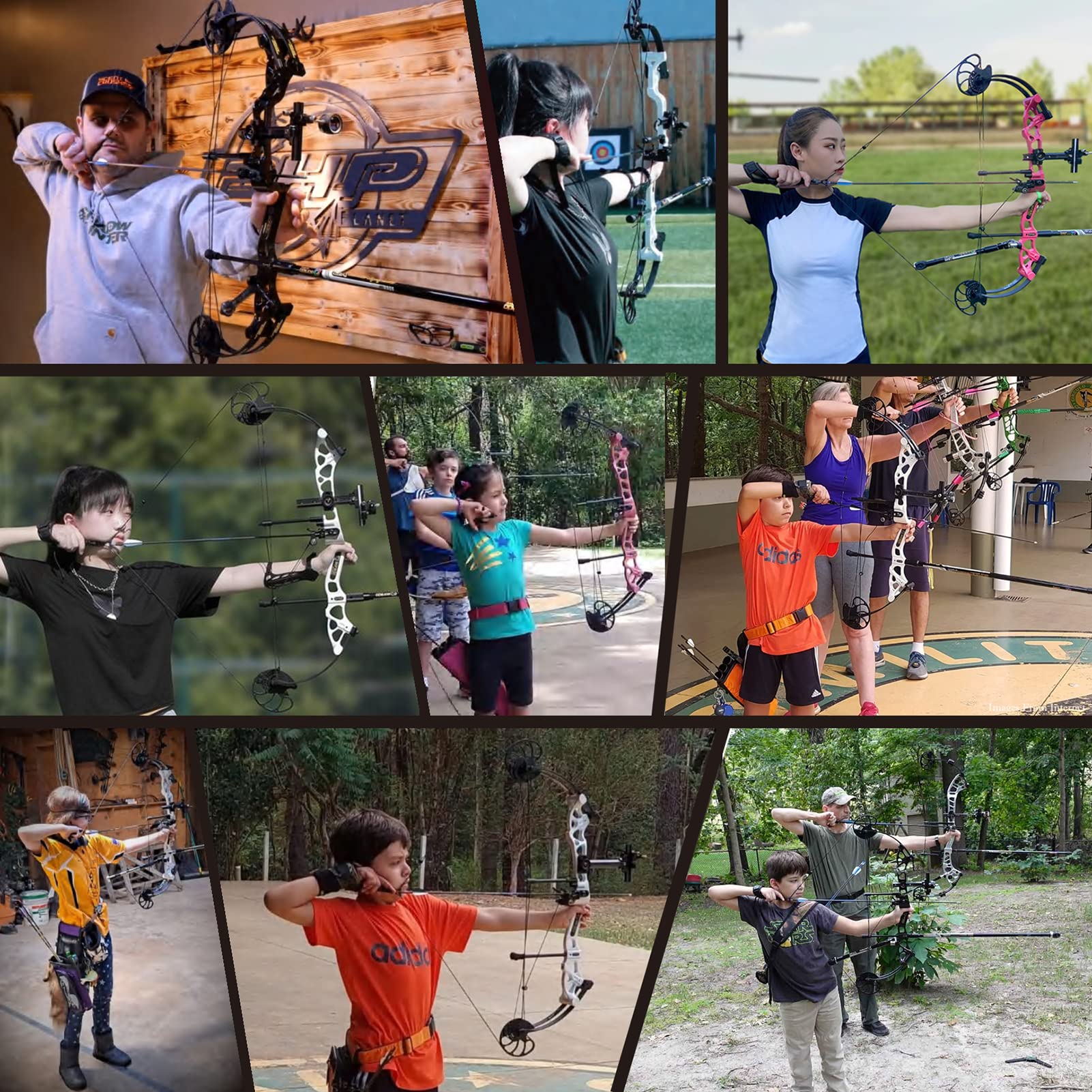 Amazon.co.jp: ZSHJGJR コンパウンドボウ アーチェリー 競技用