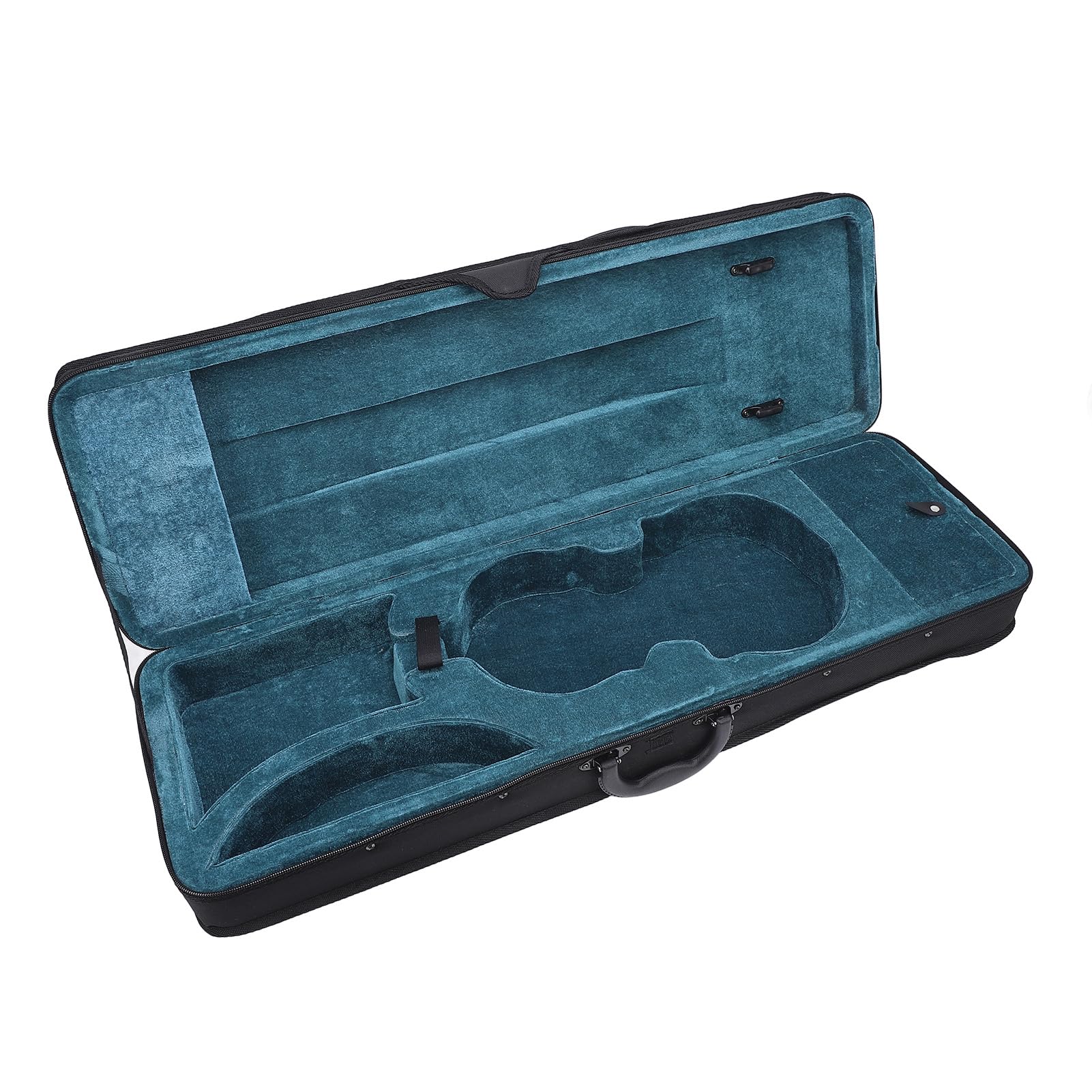 Estuche para Violín Estuche para Violín Rígido y Liviano 3/4 Caja para Multifuncional de Tela Oxford de Tamaño 3/4 con Bolsillos de Almacenamiento para Violines Eléctricos Diseño Elegante