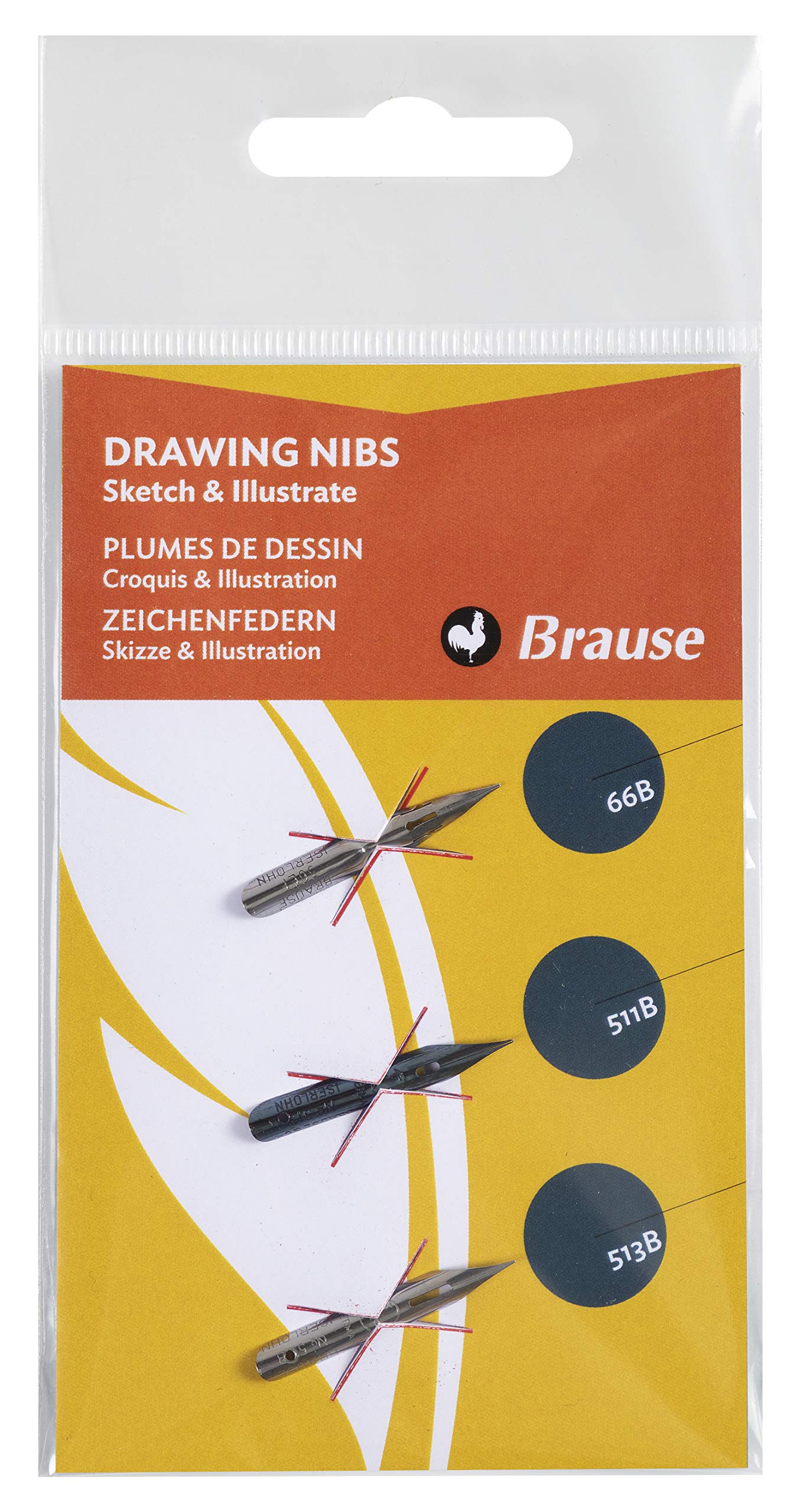 Brause Dip Pen Nib Set - Drawing