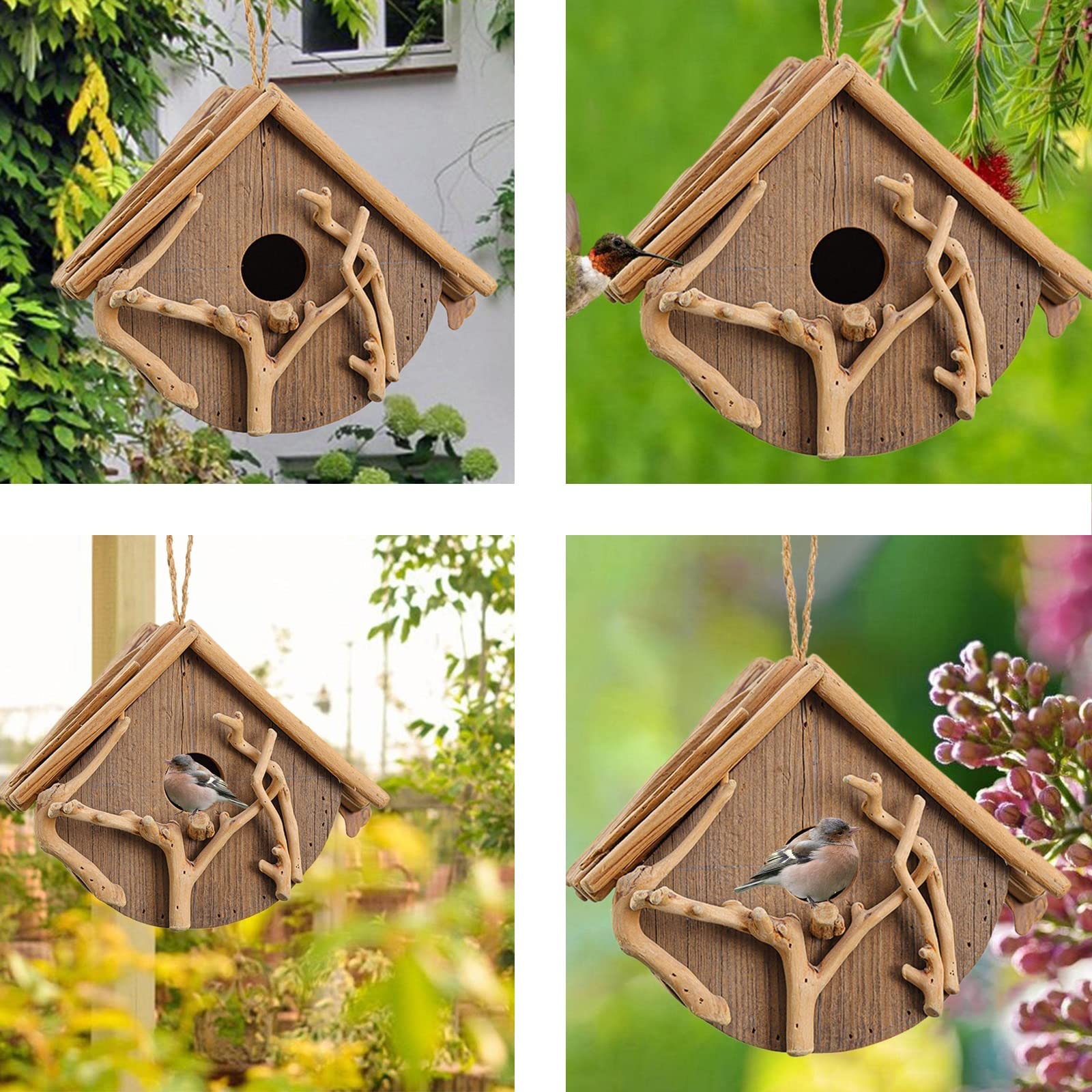 Voliera In Legno Per Uccelli E Pappagalli Da Esterno O Interno - Foto 4