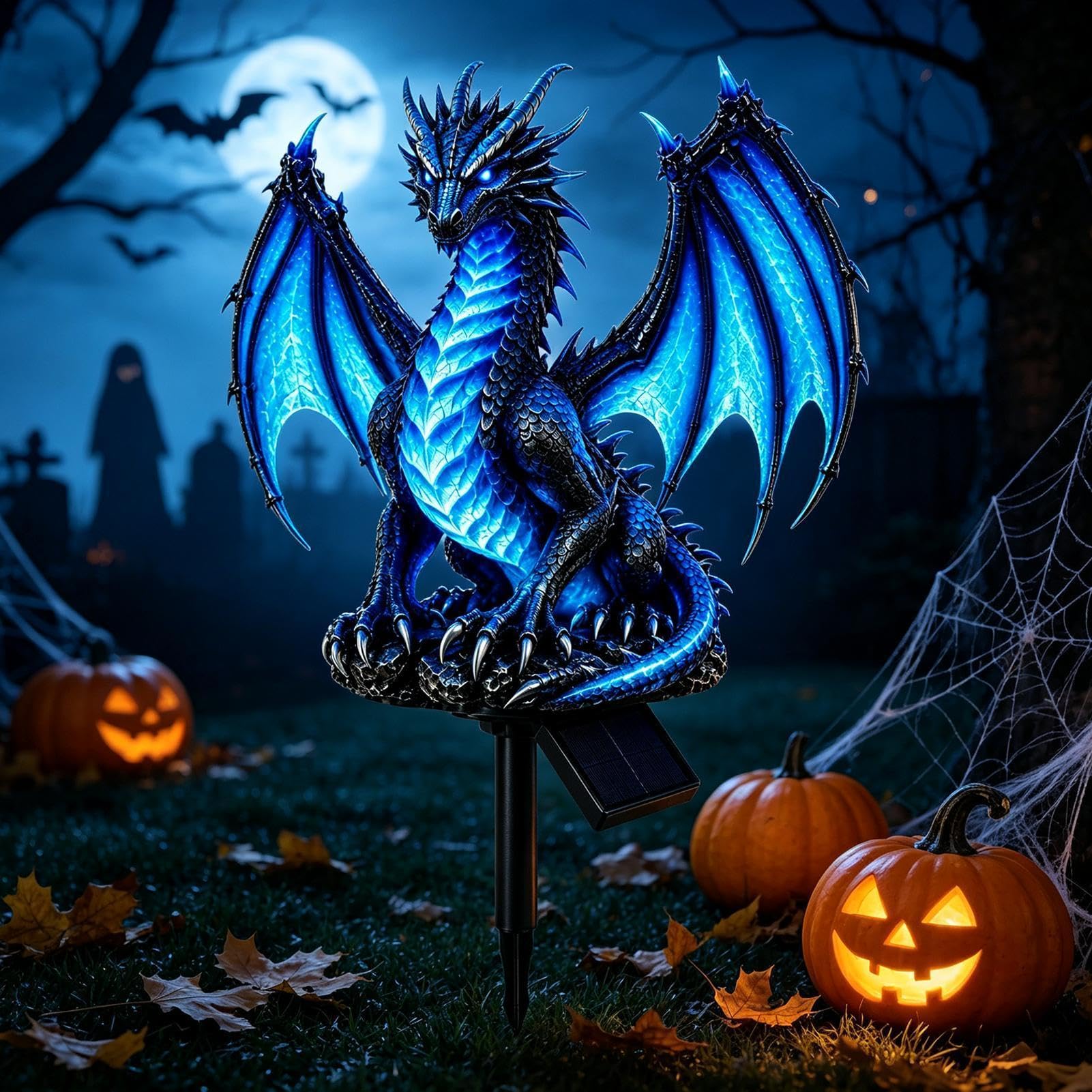 da Giardino Decorazione per Giardino Impermeabile Drago Gotico Fantasy