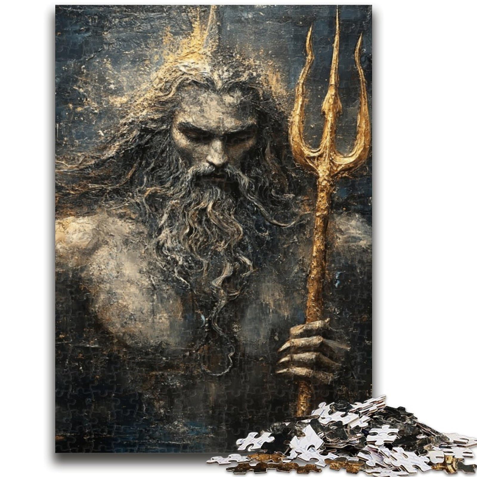 1000 Pieces Jigsaw Puzzles For Teens And Adults King of The Ocean Family Fun Games Gifts for Friends And Family for Age 14+ 50X75CM