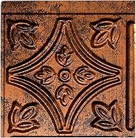 Vista 22 de FASÄDE Panel decorativo de vinilo para salpicaduras de estilo/patrón tradicional 1 en acero galvanizado (muestra de 6 x 6 pulgadas)
