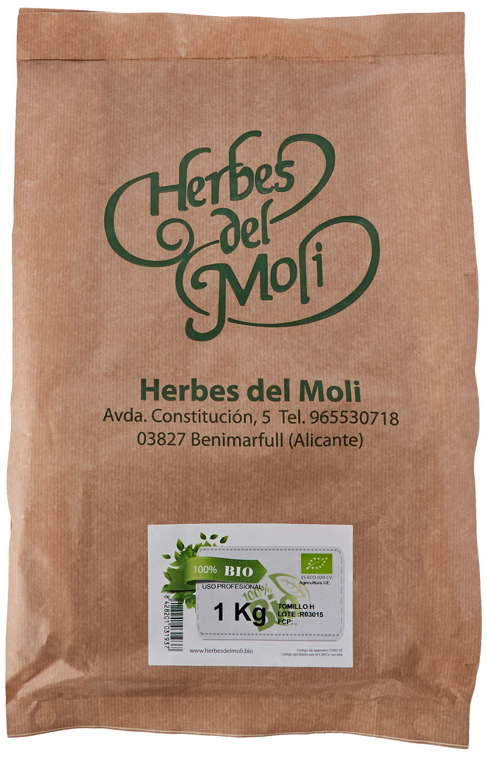 Herbes Del Tomillo Hoja Eco 1 Kg - 300 g