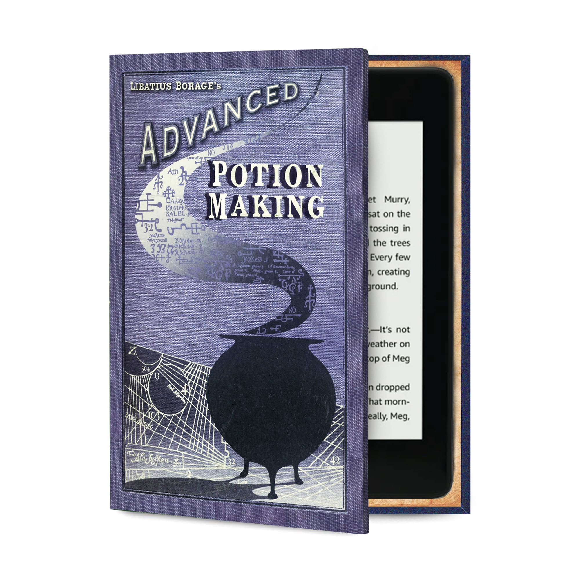 KleverCase Universal Book Cover for eReader Devices with 6 to 7 Inch Screen Works with Kobo, Nook, Kindle, Sony, Storytel e-Reading Devices and More.(Potion Making)