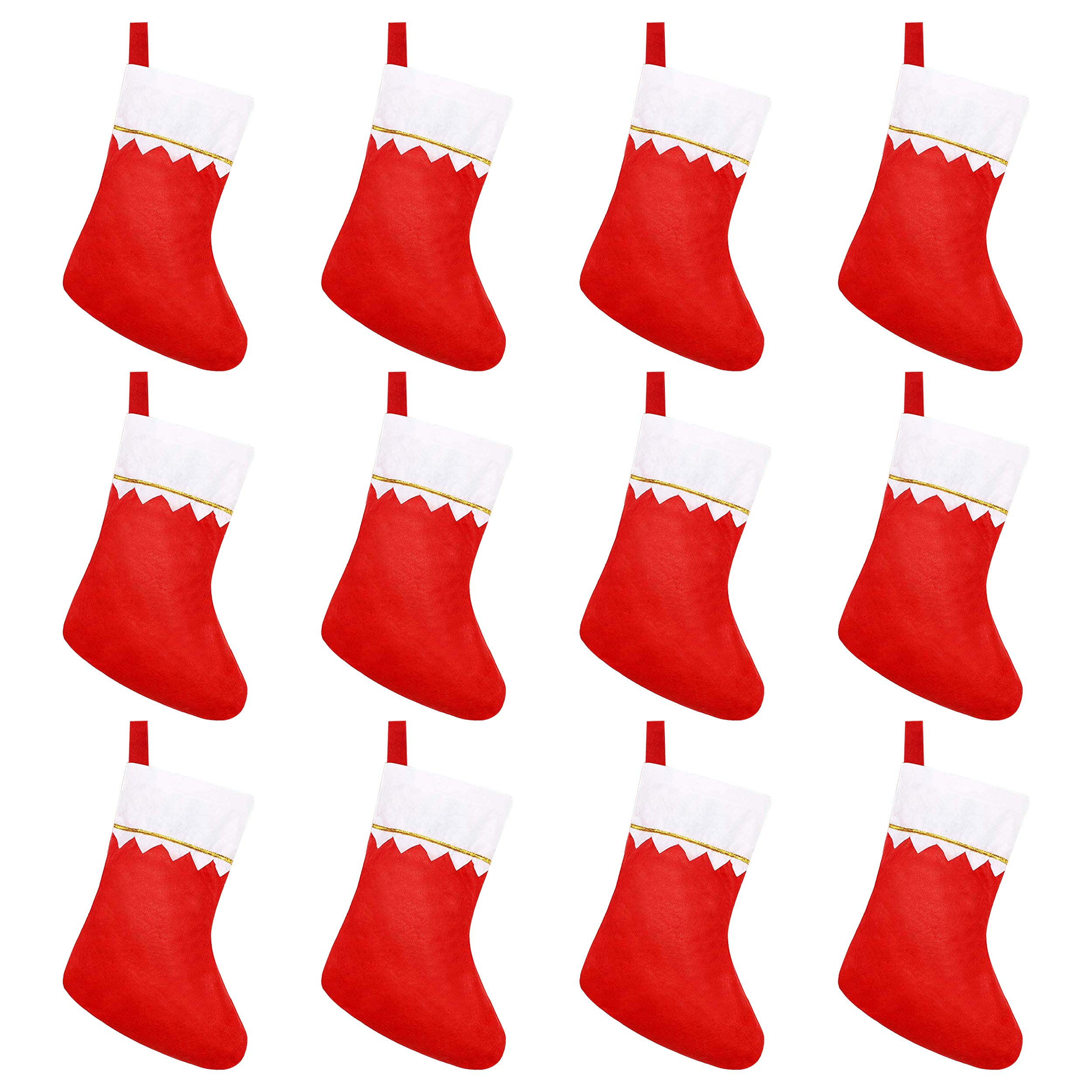 CCINEE 12pcs Felt Christmas Stockings - stockings and holders | Mubboo