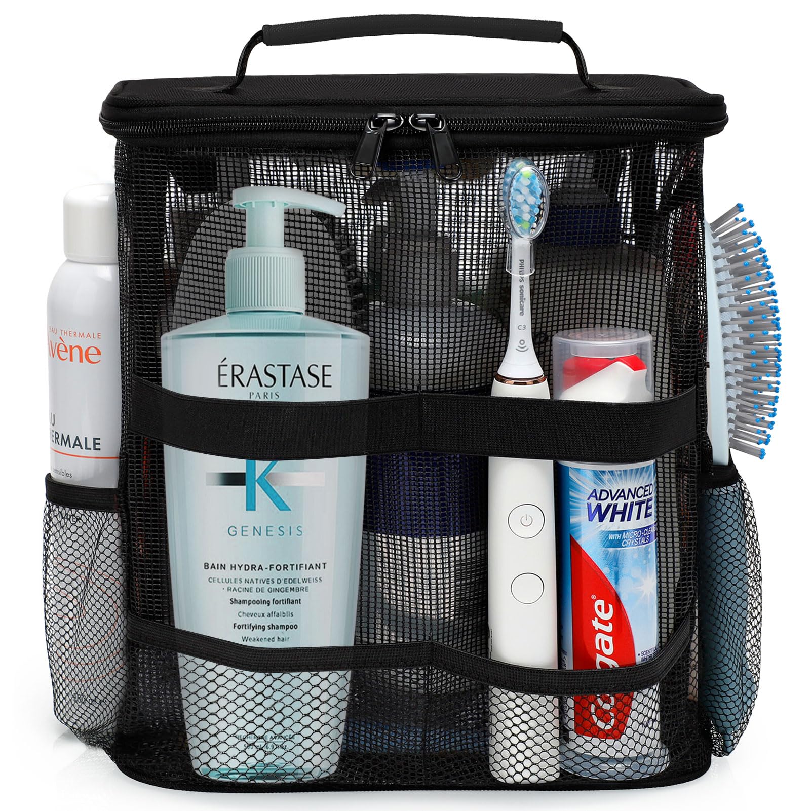 Christmas Birthday Gifts for Women Man Dorm Room Essentials for Guys Girls Boys Quick Dry Mesh Shower Caddy