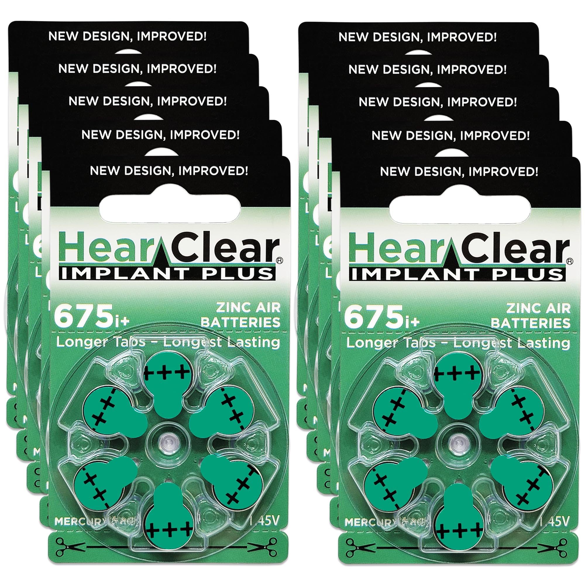 Amazon.co.jp: Hearclear ヒアークリアー 人工内耳用電池 コクレア 