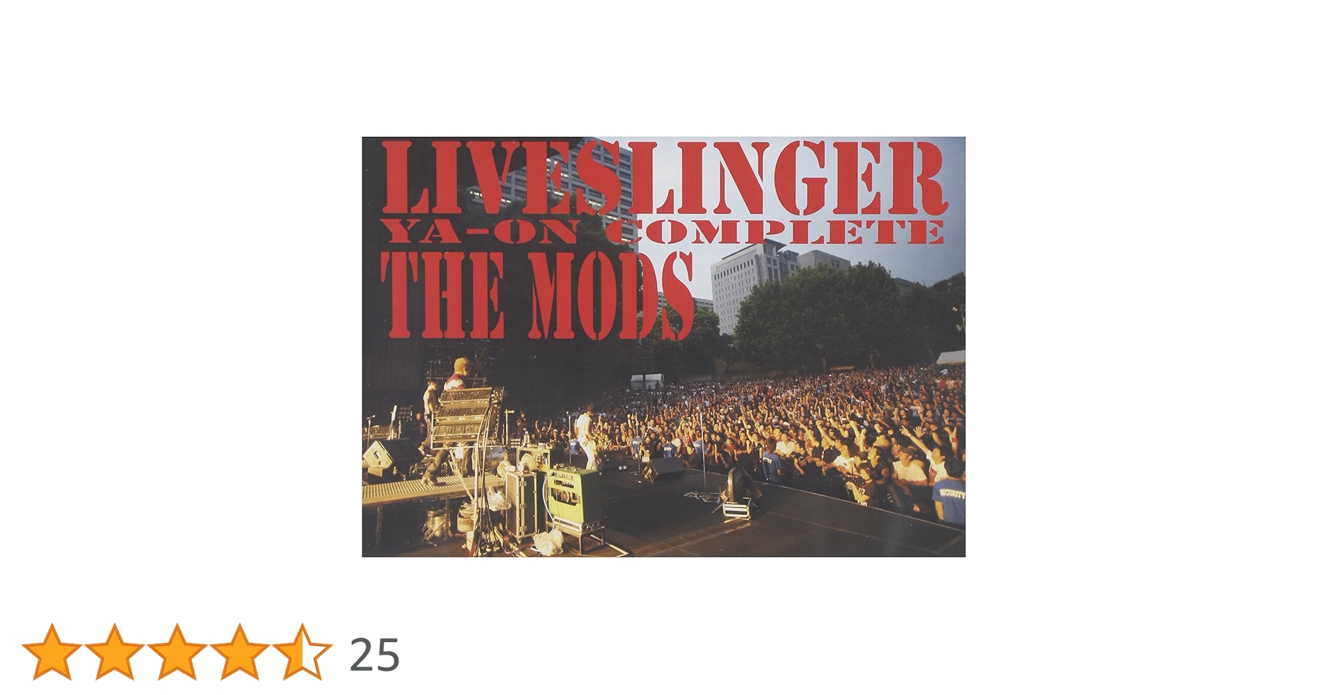 Amazon.co.jp: LIVESLINGER〜YA-ON COMPLETE〜 [DVD] : THE MODS