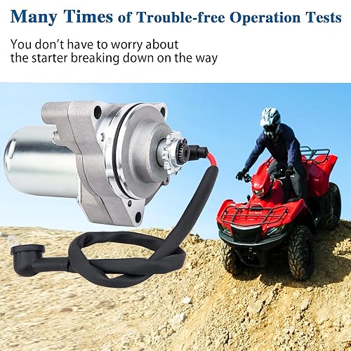 Miniatura 2 de Motor de arranque para 125cc 110cc 50cc 70cc 90cc 100cc TaoTao ATV 3 Bolt Motor de arranque chino de 4 tiempos Quad Wheelers ATV arranque con línea