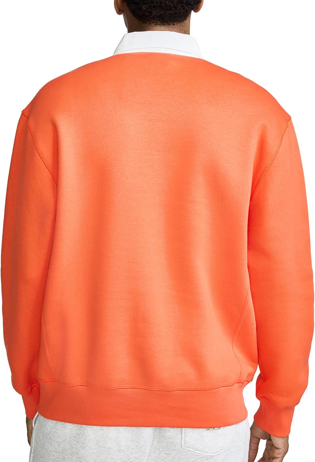 Champion Men's Fleece Rugby Shirt, Standard Fit, Midweight Fleece
