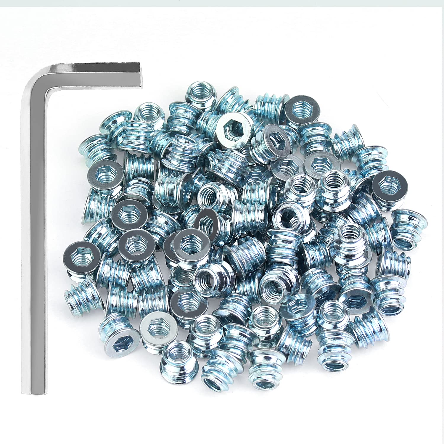 Threaded Inserts Kit - 148 Pcs Wood Screw Inserts -11 Threaded Inserts Kit - 148 Pcs Wood Screw Inserts -11
