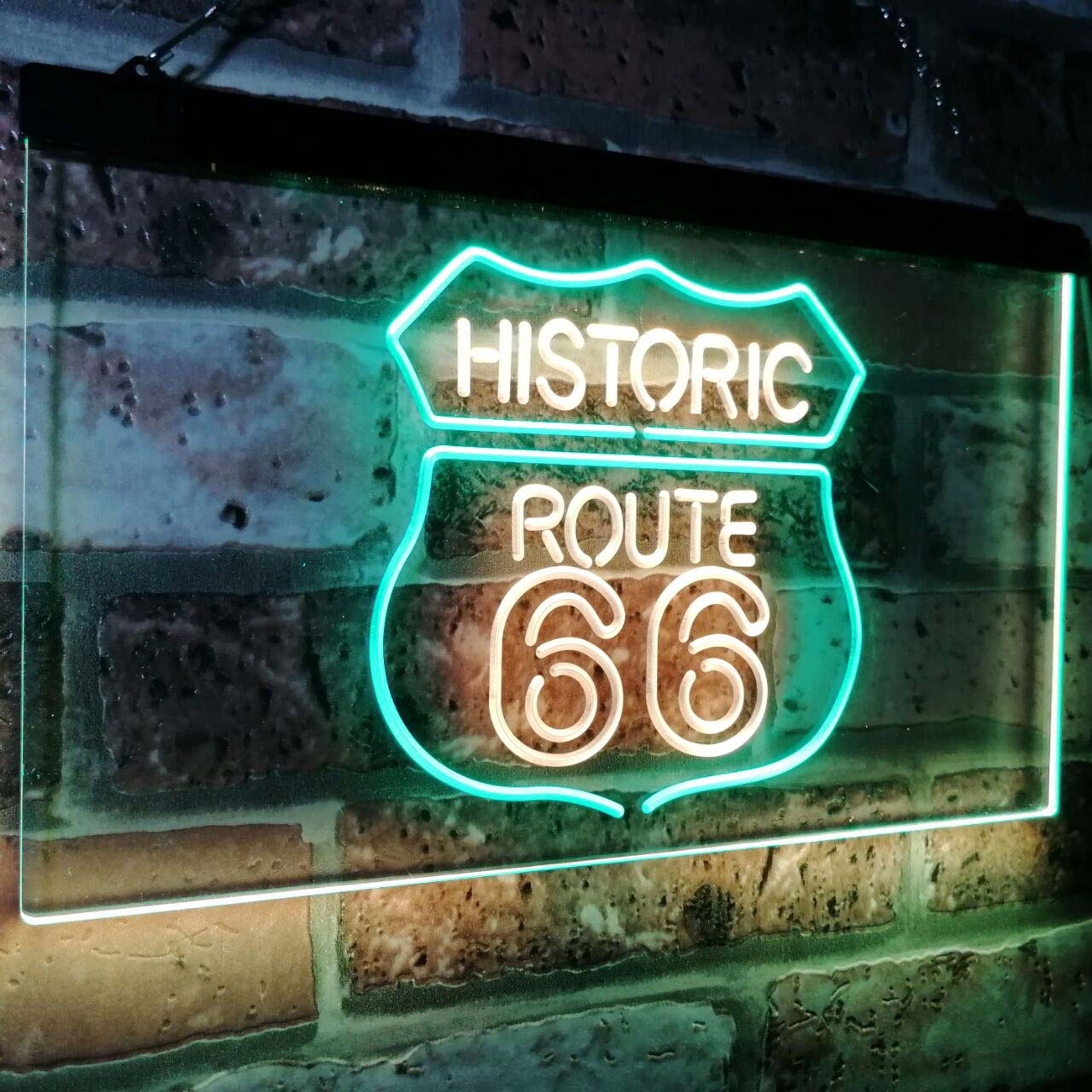 Amazon | Route 66 Historic US The Mother Road Decoration Dual