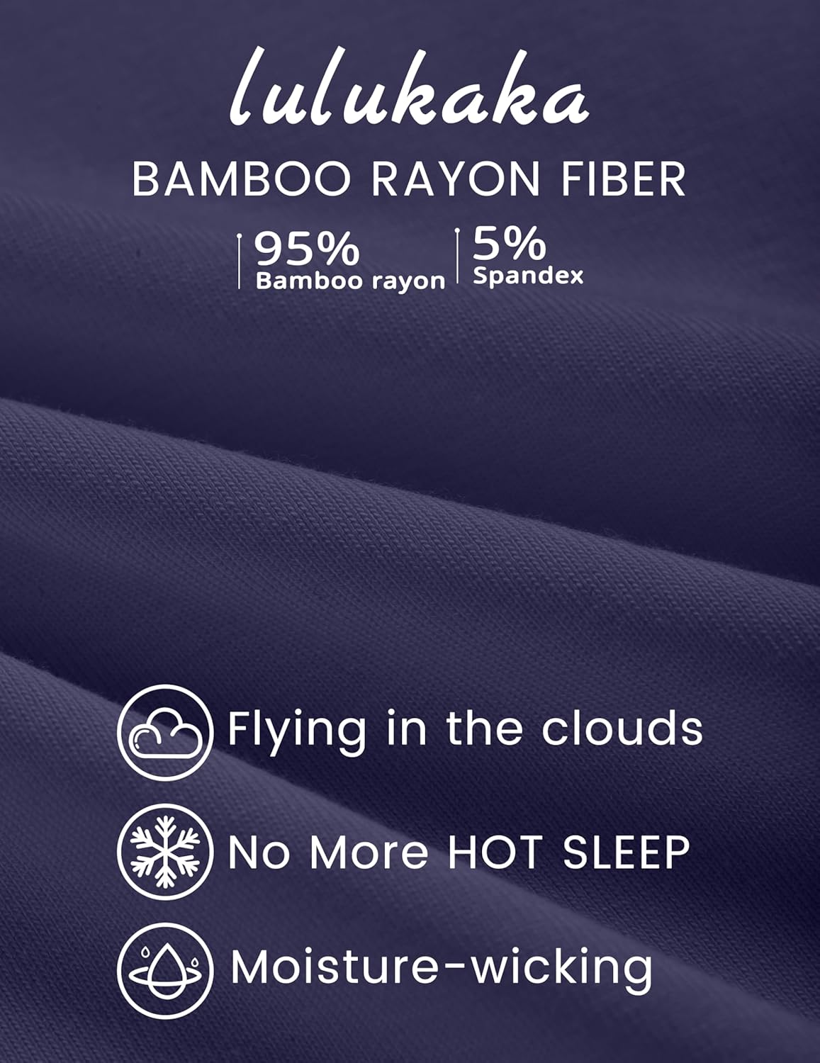 Women's Bamboo Rayon Pajama Set, Long Sleeve Cooling Pjs 2 Piece Soft Loungewear Sleepwear Button Up Lovely Print - Image 6