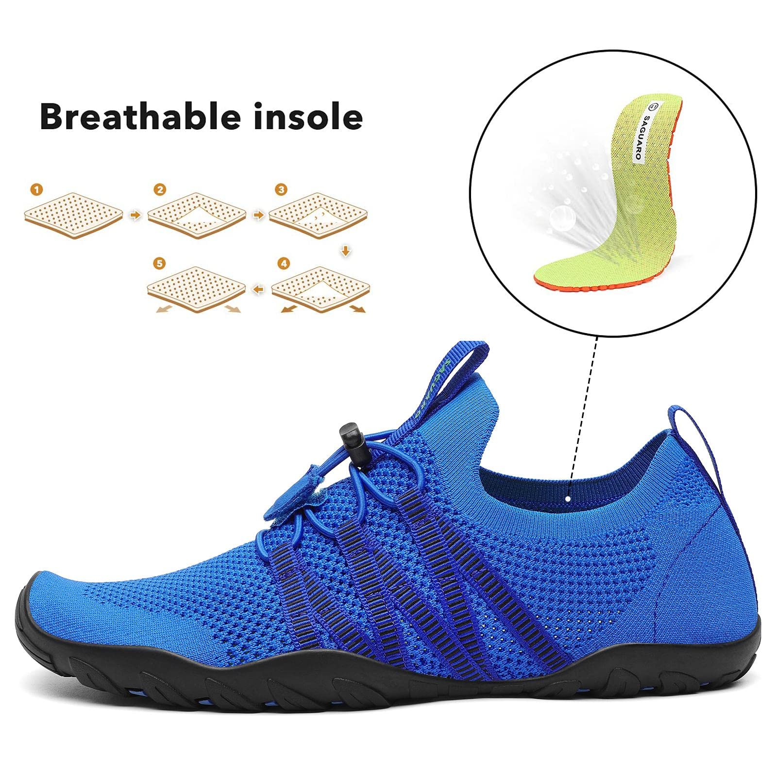 SAGUARO Scarpe da Scoglio Donna Uomo Scarpette da Mare Bagno Spiaggia Water Shoes per Immersione Nuotare Acquatico