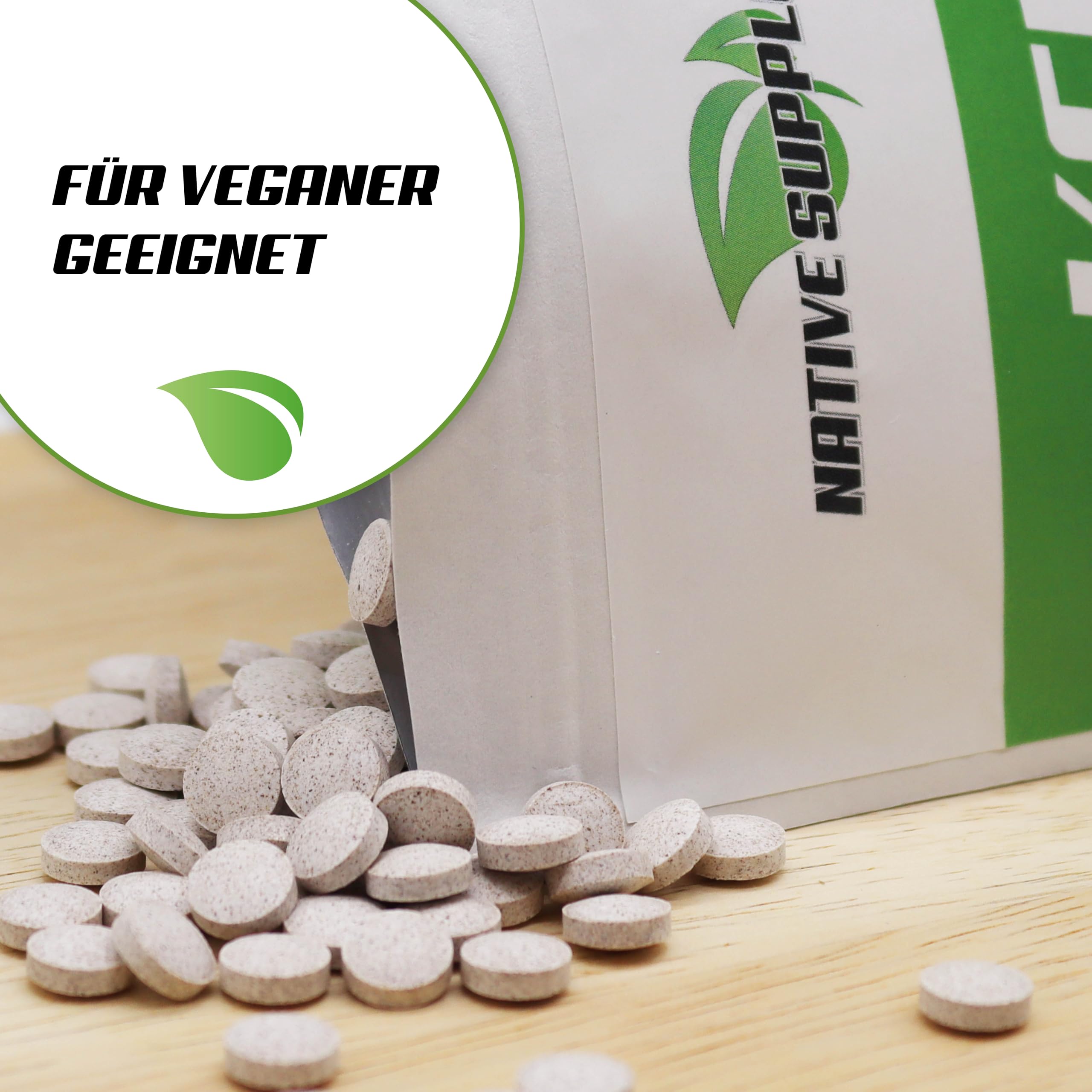 Kelp Extrakt 500 mg + 150 µg Jod Tabletten Komplex Hochdosiert Nur EINE Tablette pro Tag Premium Seealgen Algen Braunalgen Pulver vegan Multivitamin C B B12 - eine Packung