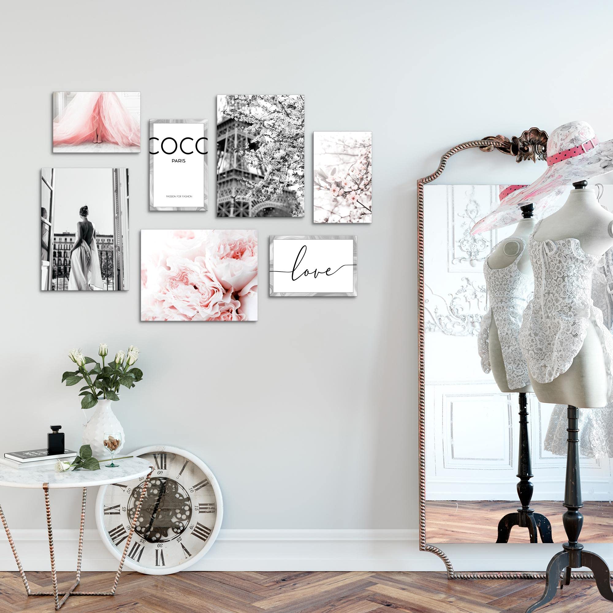 Decorazioni da Muro per Camera da Letto e Cucina - Set Stampe da Parete - N021771a