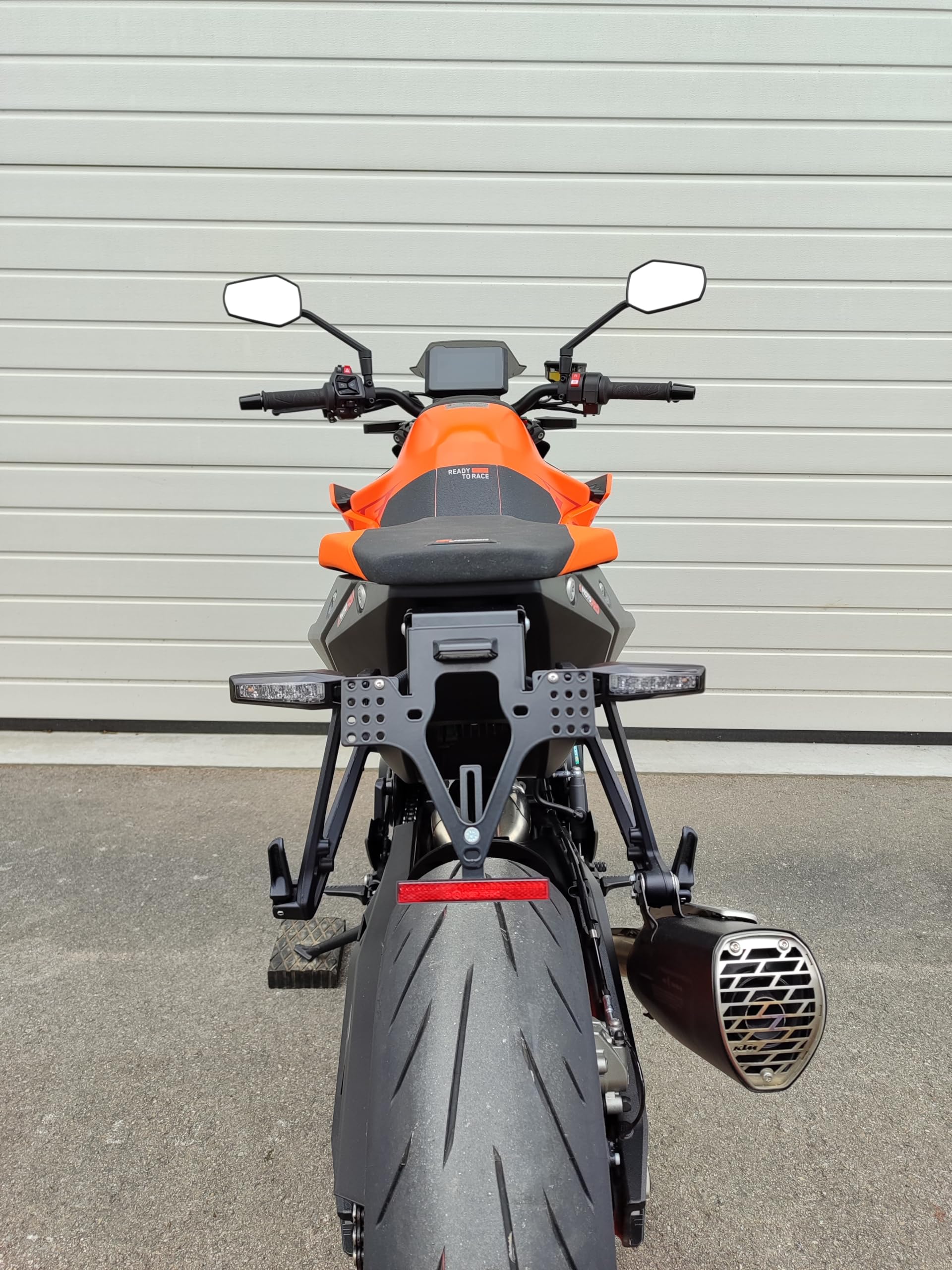 Portatarga corto per KTM 990 Duke EVO portatarga Duke R EVO conversione posteriore SDR Tail Tidy superduke 990duke MiniBeast coda corta