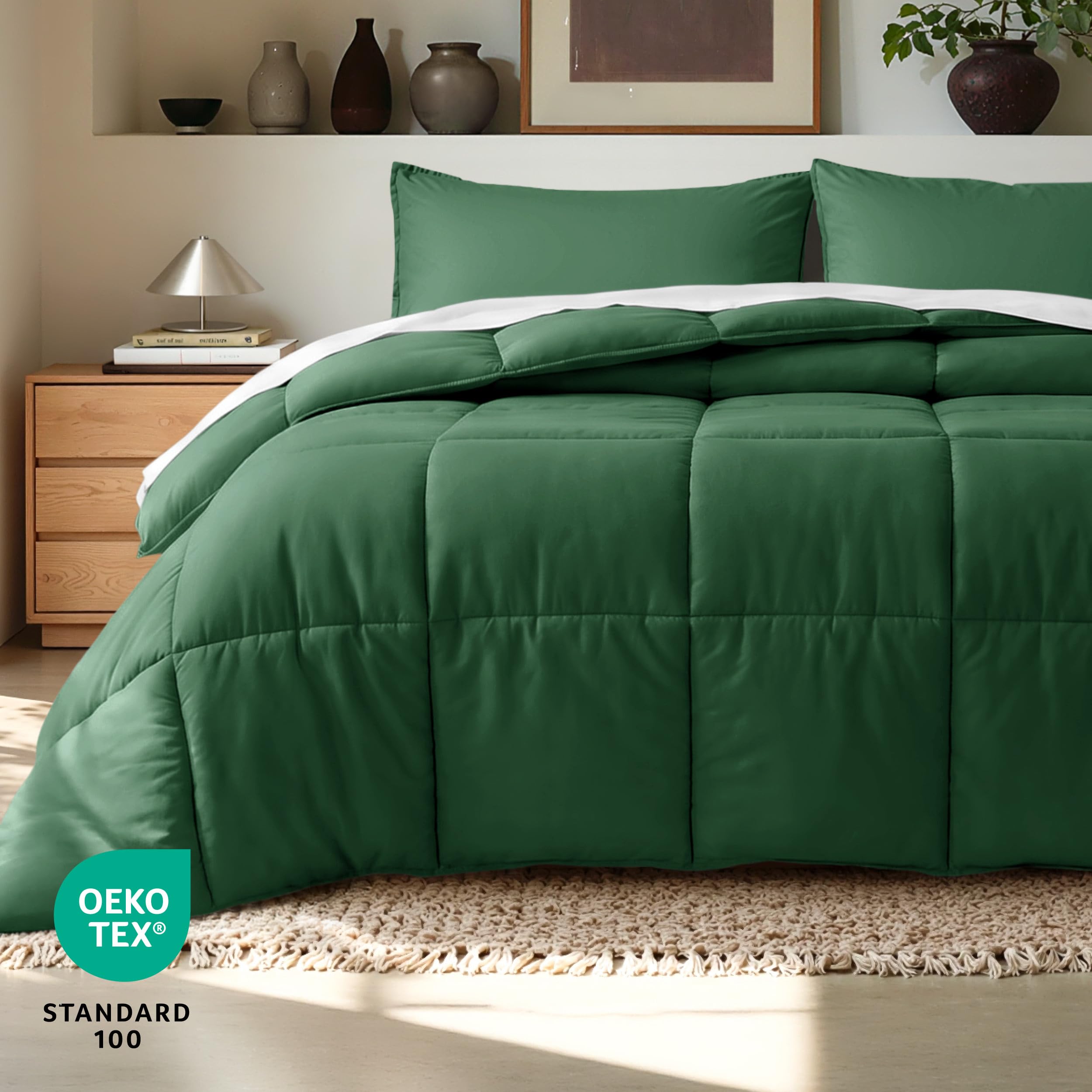 Amazon｜Bare Home Comforter Set - King/California King Size 