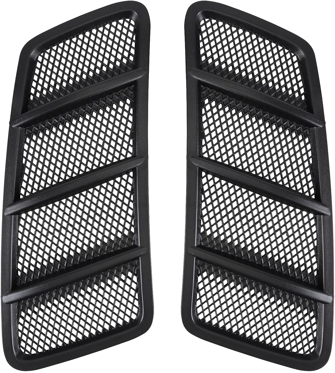 2PCS Front Left & Right Hood Air Vent Grille Cover Compatible for Mercedes-Benz 2012-2015 W166 GL350 GL450 GL63 AMG ML350 ML550 ML63 AMG Pair Hood Air Vent Covers Replace 1668800105 1668800205