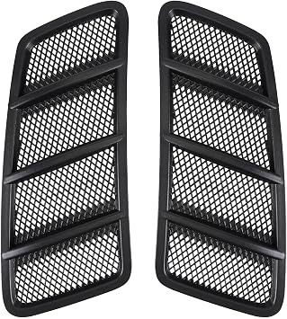 2PCS Front Left&Right Hood Air Vent Grille Cover 1668800105 1668800205 Compatible for Mercedes Benz 2012-2015 W166 GL350 GL450 GL63 AMG ML350 ML550 ML63 AMG Pair Hood Air Vent Covers