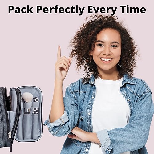 Vista 6 de BORSALI Neceser colgante, Gris, Solo bolsa