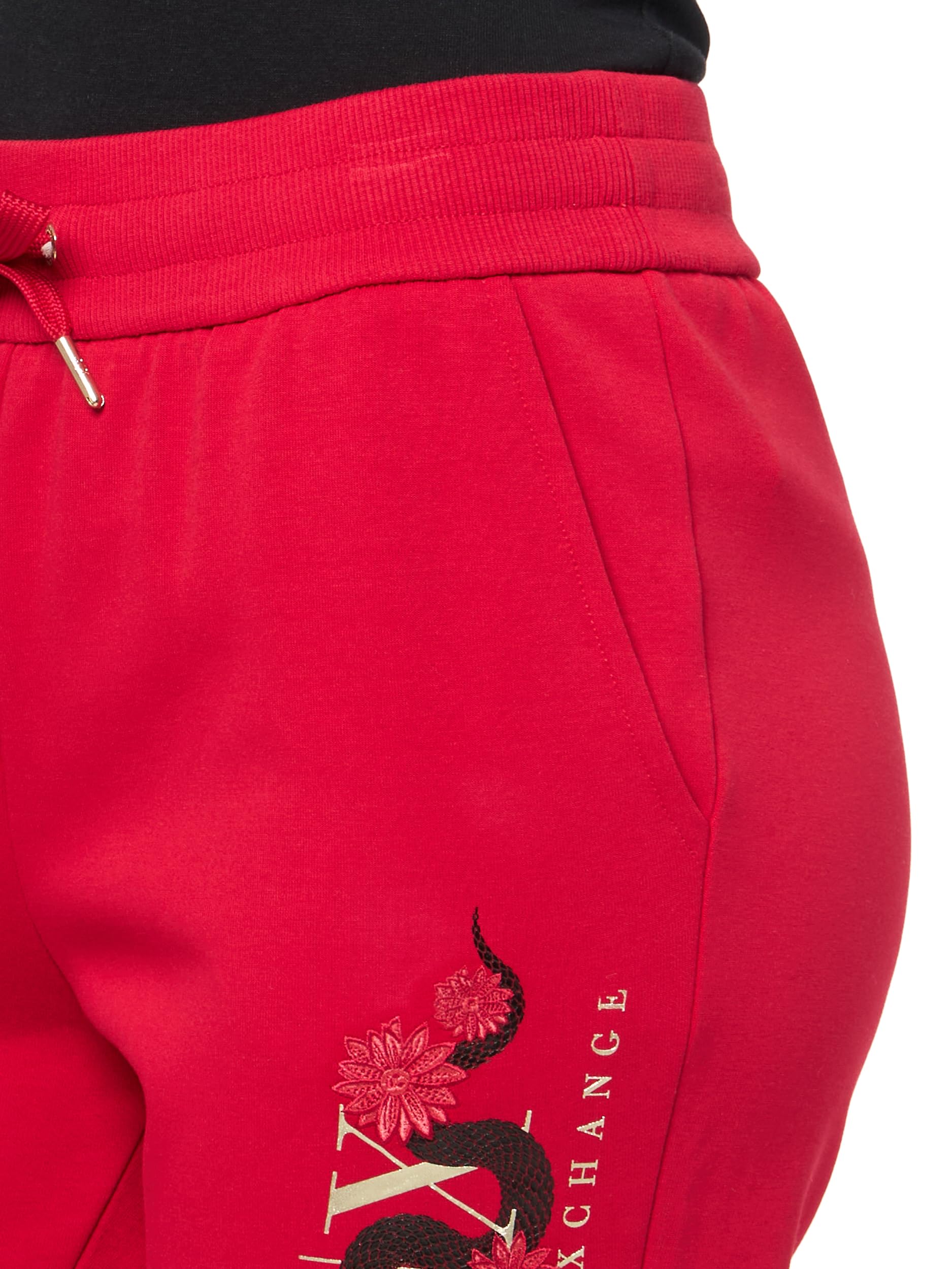 Armani Exchange Damen Snake Graphic Cotton Joggers Trainingshose