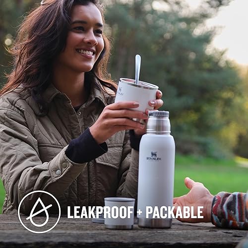 Miniatura 4 de The Adventure To-Go - Tarro de comida de 0.35 litros12 onzas, color negro, 4 horas de calor, 4 horas de frío, a prueba de fugas, fácil de limpiar,