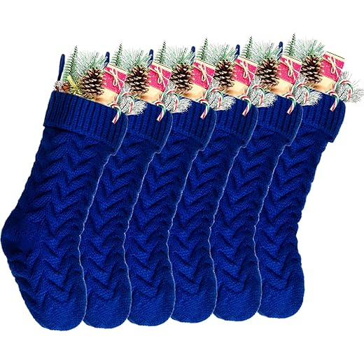 Christmas18 Inch Cable Knitted Stockings