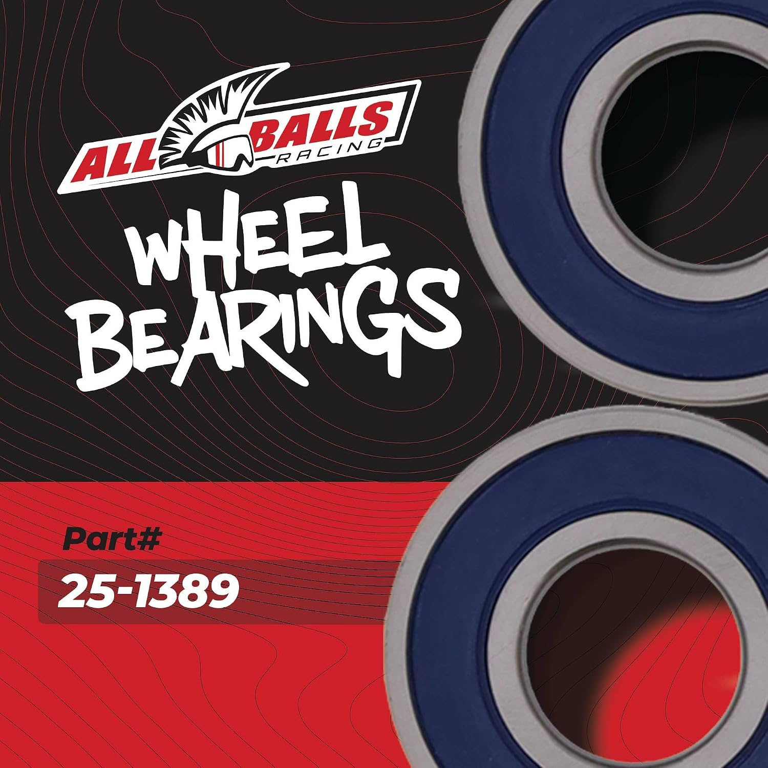 All Balls Racing 25-1389 Wheel Bearing Kit Compatible with/Replacement for Kawasaki Triumph