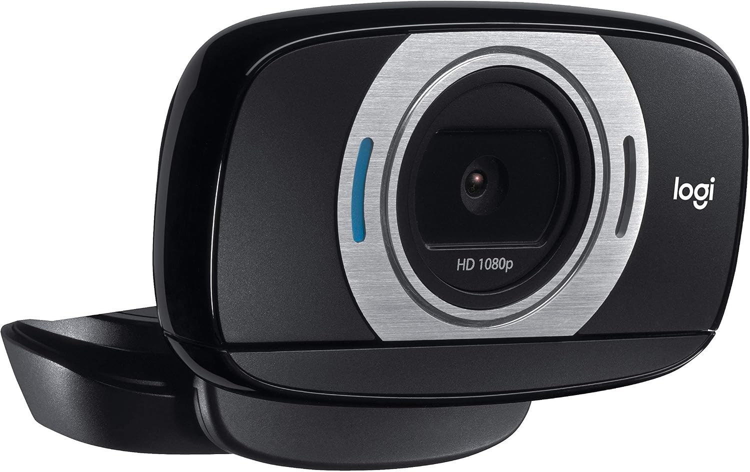 logitech HD Laptop Webcam C615 with Fold-and-Go Design, 360-Degree Swivel, 1080p Camera(Renewed)