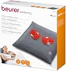 Beurer MG 135 Shiatsu massage pillow, with heating function, 4 massage heads, automatic closing, washable cover, for shoulders, neck, back and legs, 40 x 40 cm