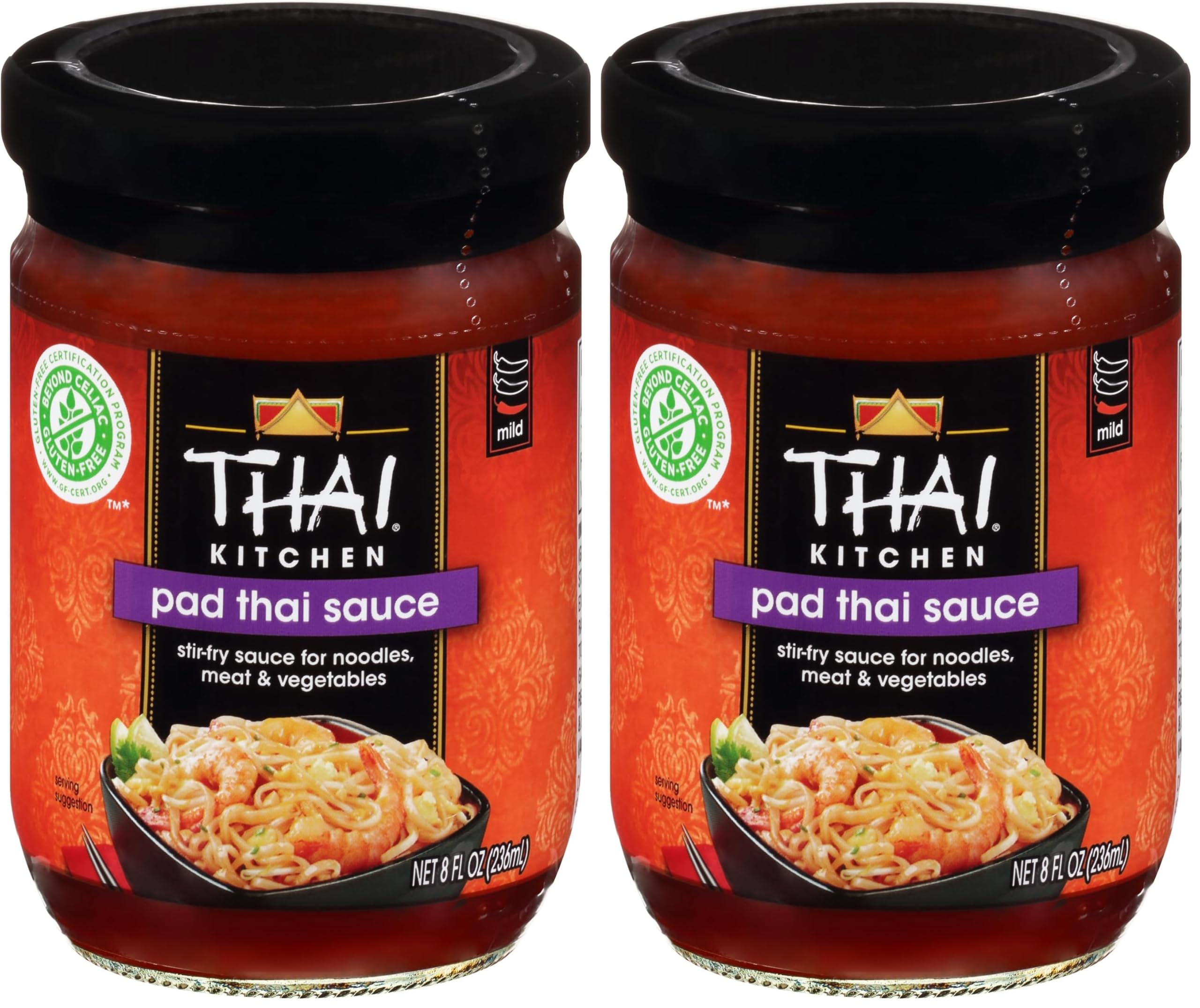 Thai KitchenGluten Free Pad Thai Sauce, 8 fl oz (Pack of 2)