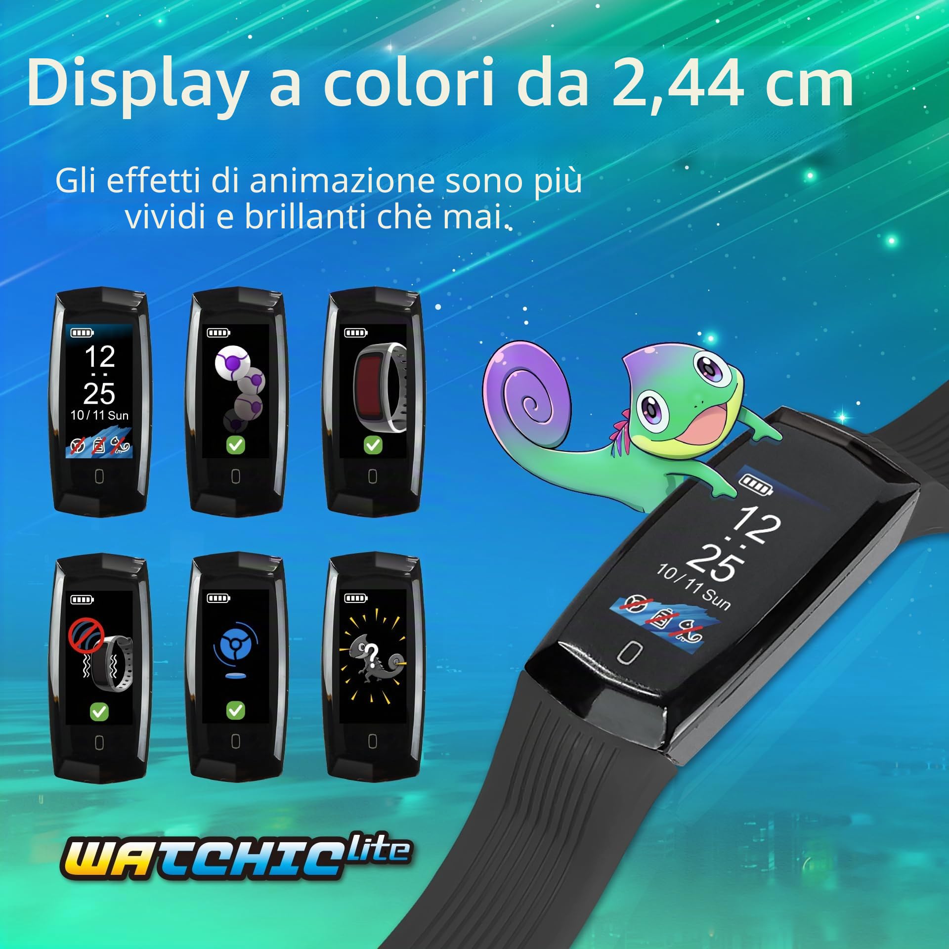 Brook Watchic Lite – Dispositivo auto catcher tascabile con portachiavi, impermeabile IPX7, display a colori da 0,96", accessorio per Pocket Monster