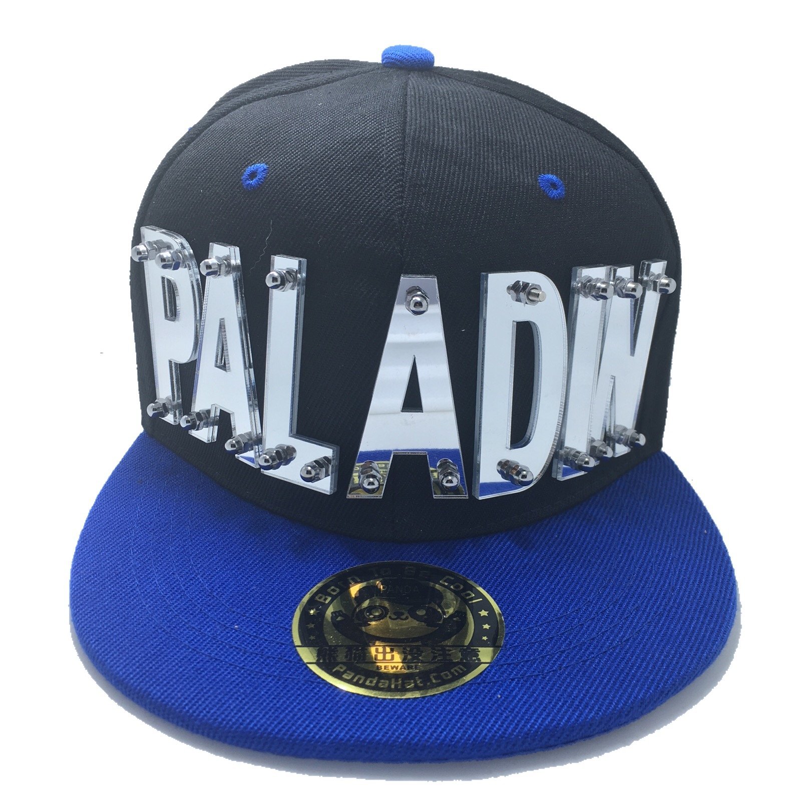 PALADIN VOLTRON HAT IN BLACK WITH BLUE BRIM