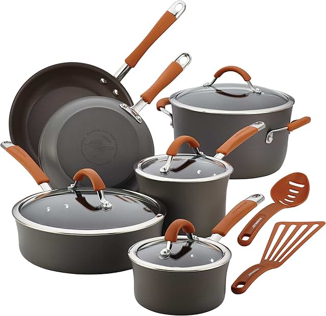 orange cookware sets