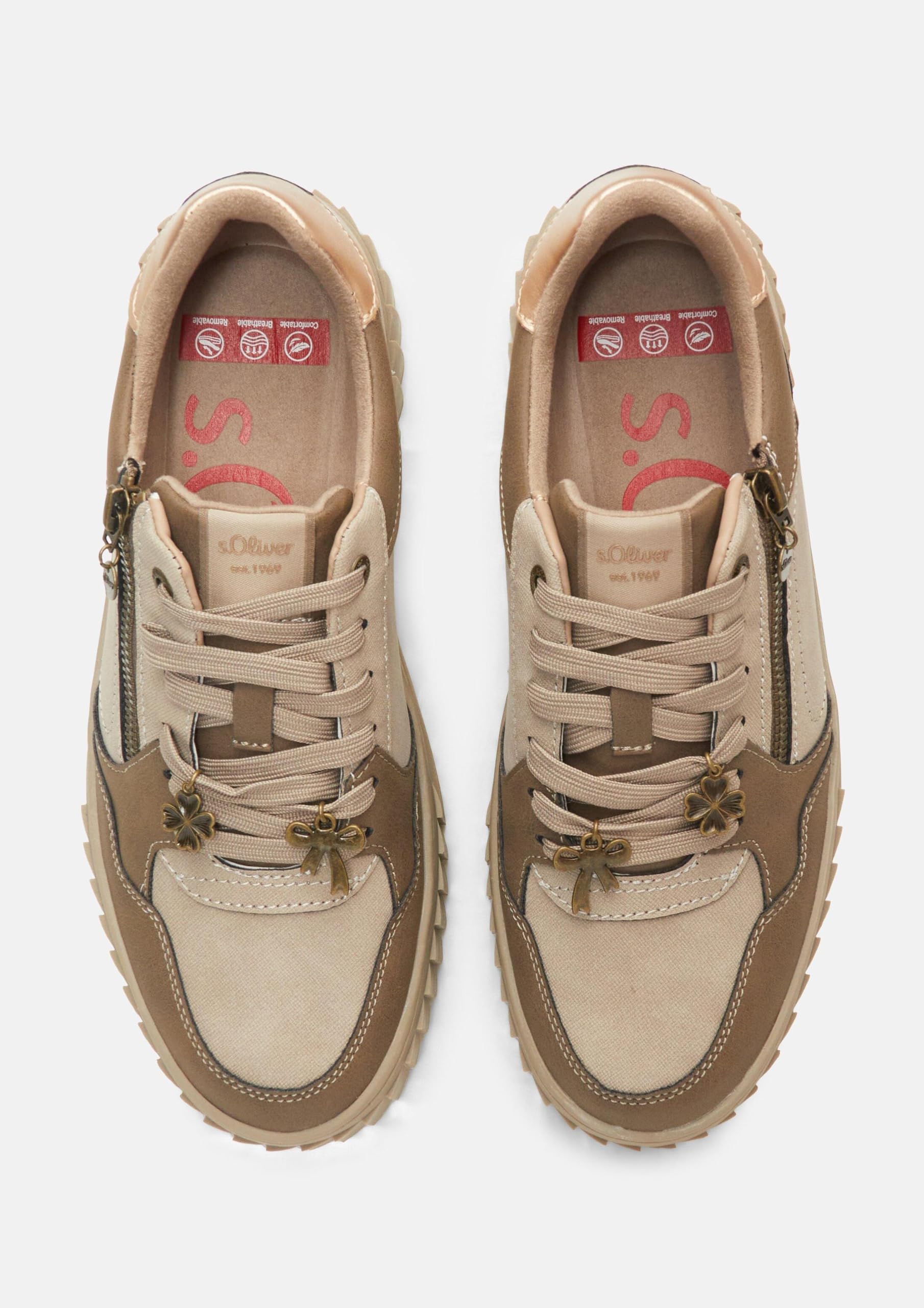 Sneaker con Suola Plateau