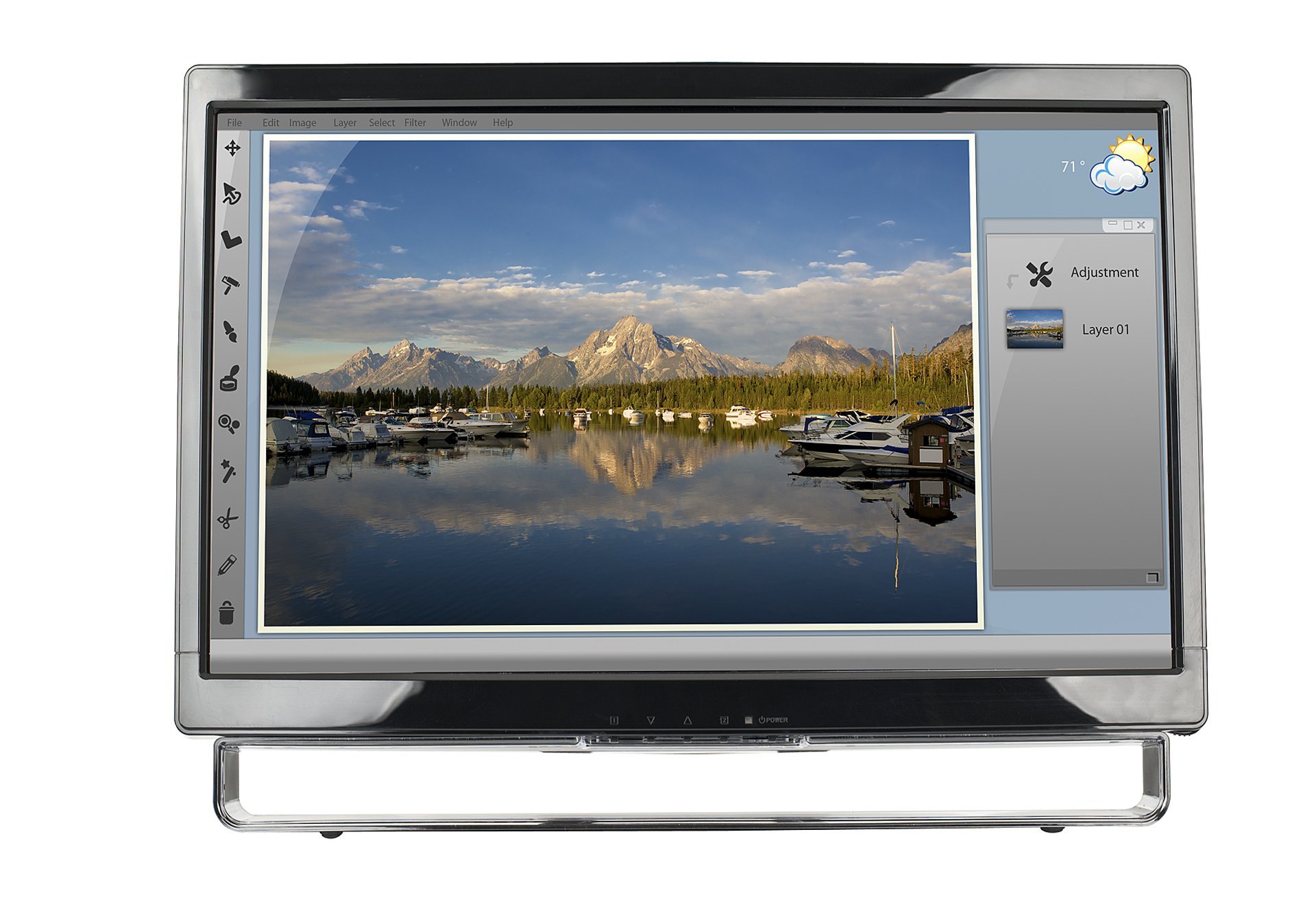 PLANAR 997-7039-00 - PXL2230MW, 22 INCH WIDE BLACK HID COMPLIANT OPTICAL TOUCHSCREEN